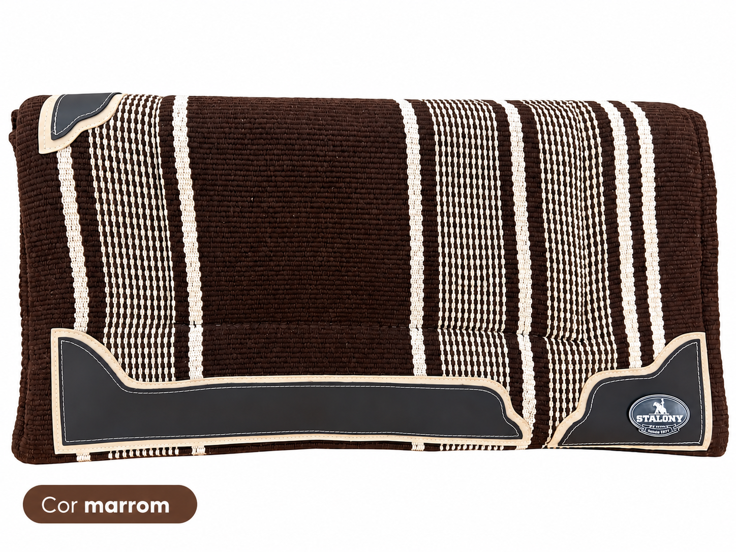 Manta marrom para sela STALONY